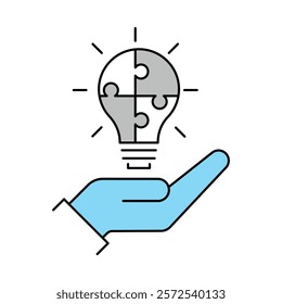 Problem Solving – Lightbulb Representing Innovative Solutions