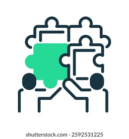 Problem Solving line icon. Universal creative premium symbol. Vector sign icon logo template. Vector illustration