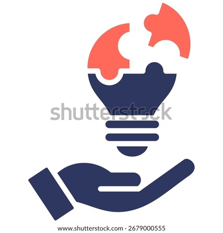 Problem Solving Skills Icon Glyph Color Vector Illustration
