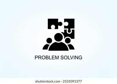 Problem Solving Vector Or Logo Sign Symbol Illustration