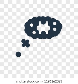 Problem vector icon isolated on transparent background, Problem transparency logo concept