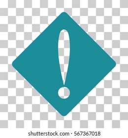 Problem vector pictograph. Illustration style is flat iconic soft blue symbol on a transparent background.