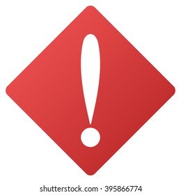 Problem vector toolbar icon. Style is gradient icon symbol on a white background.