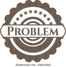 Problem wooden emblem