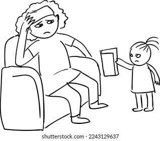 Problems with a child in the family