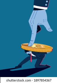 Los problemas de las personas de alto poder financiero que crean una carga para los inversores generales. Acoso a gente de pequeñas empresas con criptodivisa. 