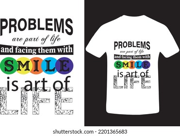 problems typography modern t-shirt design
