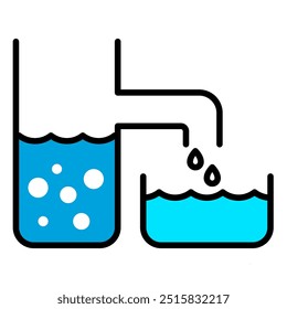 Procces Desalination of water icon
