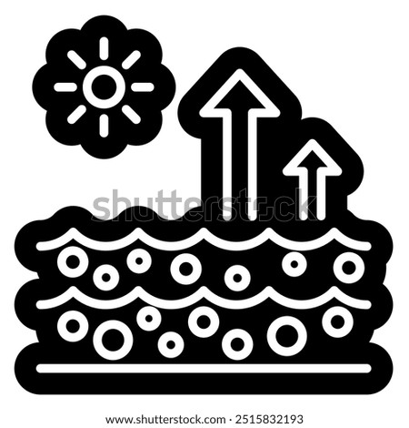Procces Desalination of water icon