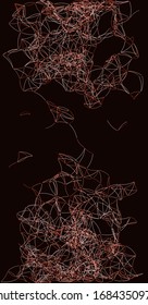 Verfahrenskunstnetz Mesher Hintergrund Illustration