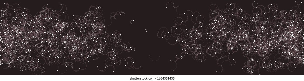 Procedural Art Network Mesh background illustration