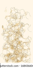 Procedural Art Network Mesh background illustration