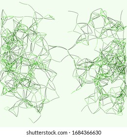 Verfahrenskunstnetz Mesher Hintergrund Illustration
