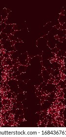 Procedural Art Network Mesh background illustration