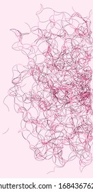 Procedural Art Network Mesh background illustration