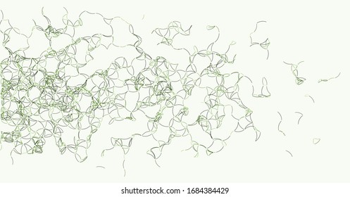 Procedural Art Network Mesh background illustration