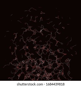 Procedural Art Network Mesh background illustration