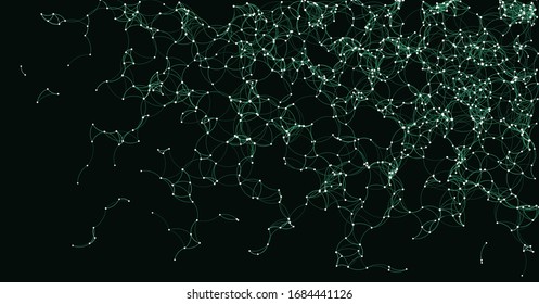 Verfahrenskunstnetz Mesher Hintergrund Illustration