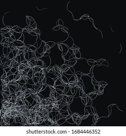 Procedural Art Network Mesh background illustration