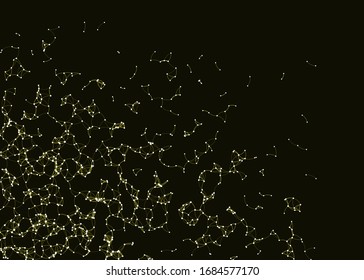 Procedural Art Network Mesh background illustration