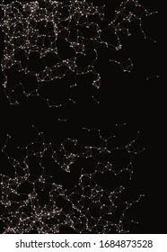 Procedural Art Network Mesh background illustration