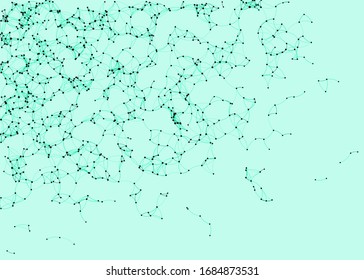 Procedural Art Network Mesh background illustration