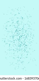 Procedural Network Mesh Art background illustration