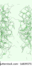 Verfahrensnetzwerk Mesh Art Hintergrund Illustration