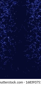 Procedural Network Mesh Art background illustration