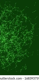 Verfahrensnetzwerk Mesh Art Hintergrund Illustration