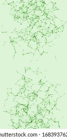 Procedural Network Mesh Art background illustration