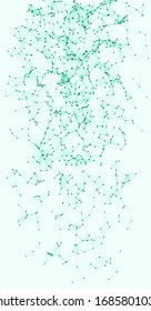 Procedural Network Mesh Art background illustration