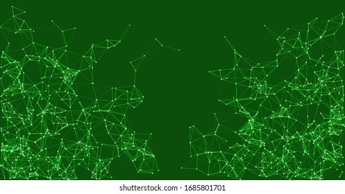 Procedural Network Mesh Art background illustration