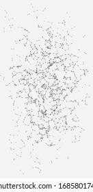 Verfahrensnetzwerk Mesh Art Hintergrund Illustration