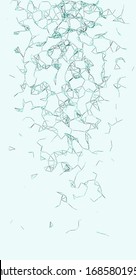 Procedural Network Mesh Art background illustration