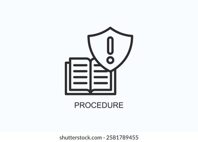 Procedure Icon Or Logo Isolated Illustration