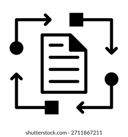 Vektorgrafik des Prozedursymbols "Gemischter Stil"