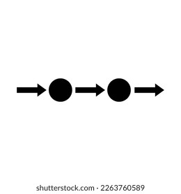 procedure icon.bewegung,step process,Vektorgrafik Symbol.