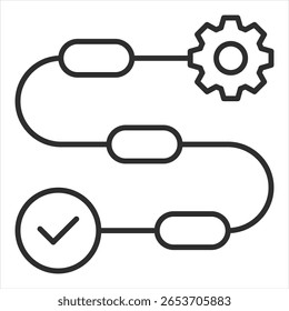 Vektorgrafik des Prozedurgliederungssymbols
