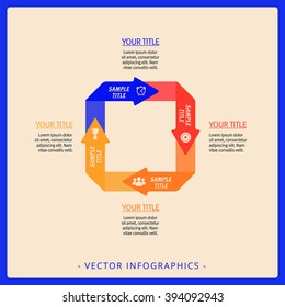 Process Arrow Chart Template Stock Vector (Royalty Free) 394092943 ...