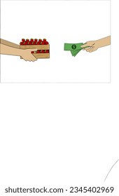 Proceso de compra y venta de fresas
