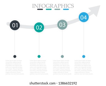 Process chart Abstract elements of graph diagrams Creative ideas for infographics