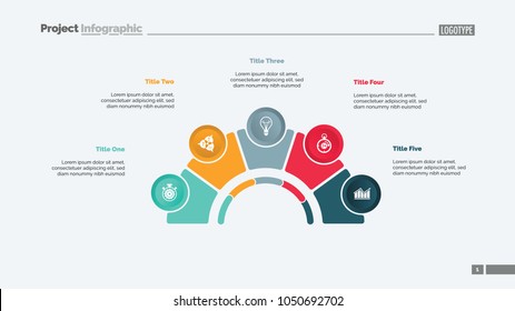 Process Chart Four Elements Slide Stock Vector (Royalty Free) 760181845