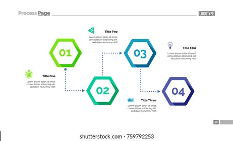 Process Chart Four Elements Template Stock Vector (Royalty Free ...