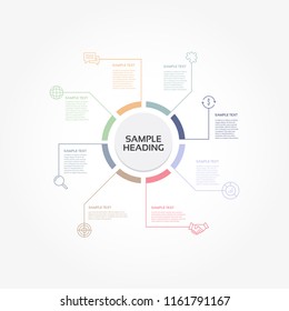Process Chart Infographic Concept