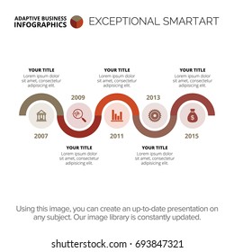 Process Chart Infographic Template