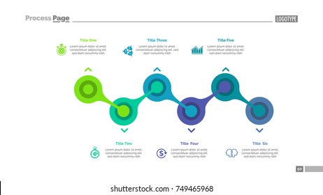 Process Chart with Six Elements Template