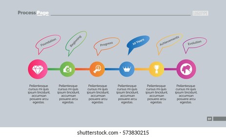 Process Chart Slide 2 Stock Vector (Royalty Free) 573830215