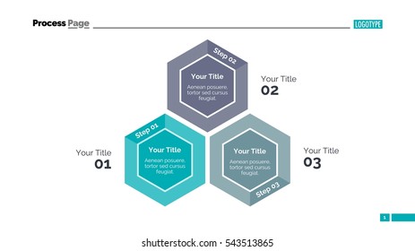 Process Chart Slide Template 4