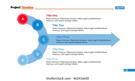 Process Chart Slide Template 5